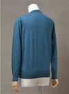 【Men's】EXTRA FINE MERINO WOOL V CARDIGAN / ink blue（メンズ エクストラファインメリノウール　Vカーディガン / インクブルー）